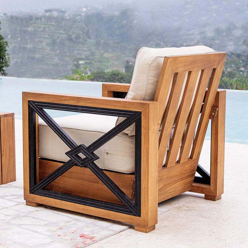 Scottsdale Teak Patio Chair with Cushions