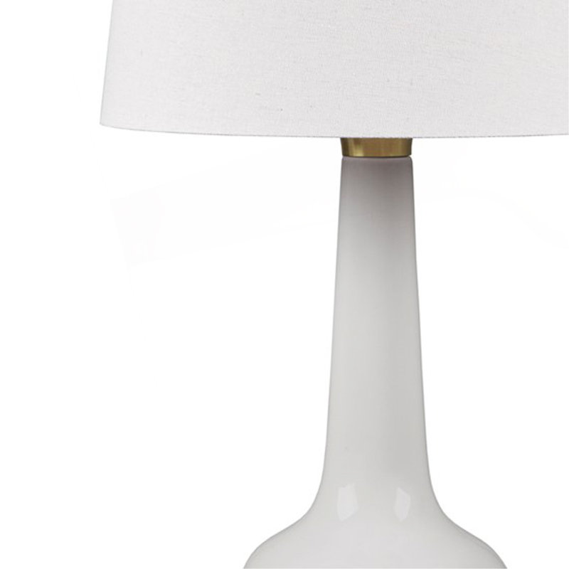 Ceramic Genie Table Lamp Grey See Below, White, Gray