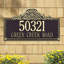 Villa Nova 2-Line Wall Address Plaque-1802426748-1802426744