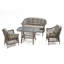 Divona Rectangular 5 - Person Dining Set