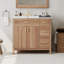 Meuble-lavabo en bois massif 36 po
