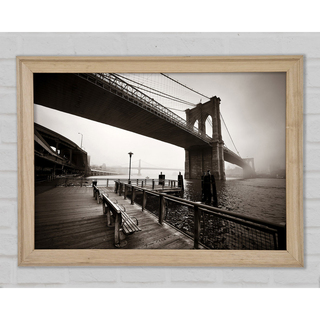 Unter der Brooklyn Bridge - Druck