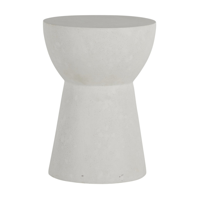 Cast Stone Ibis End Table, Natural