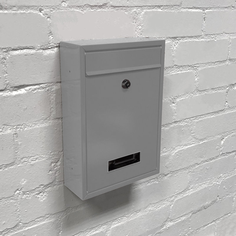 Wall Mounted Post Box, White