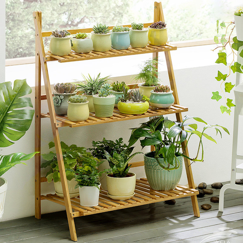 Support pour plante rectangulaire à plusieurs niveaux Ketron