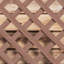 Lit de jardin surélevé avec treillis, brun, largeur extérieure de 13,25 po, 29,5 po x 13,25 po x 53,25 lit à treillis, auto-drainant pour les herbes, 29,5 po x 13,25 po x 53,25 po, brun
