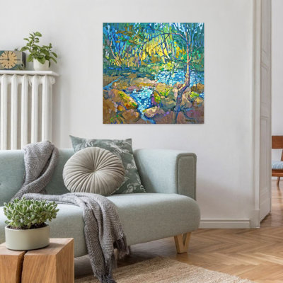 Sunshine Sparkles, art contemporain contemporain, paysage abstrait