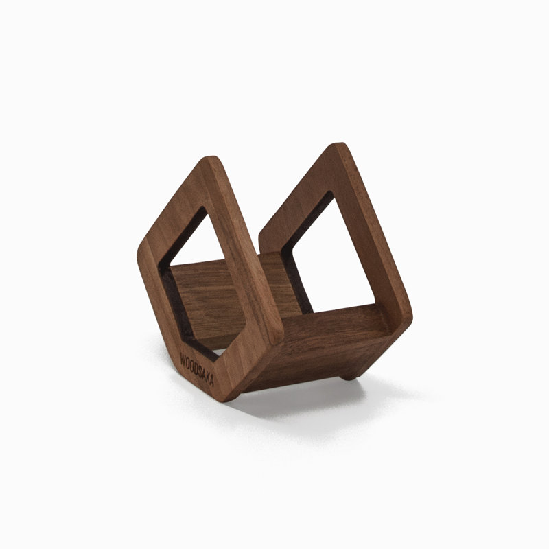 Wood Square 8 Piece Coaster Set