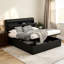 Bakki PU Upholstered Hydraulic Bed With Concealed Headboard Storage, Bed Box Storage-1312679280-1339353377