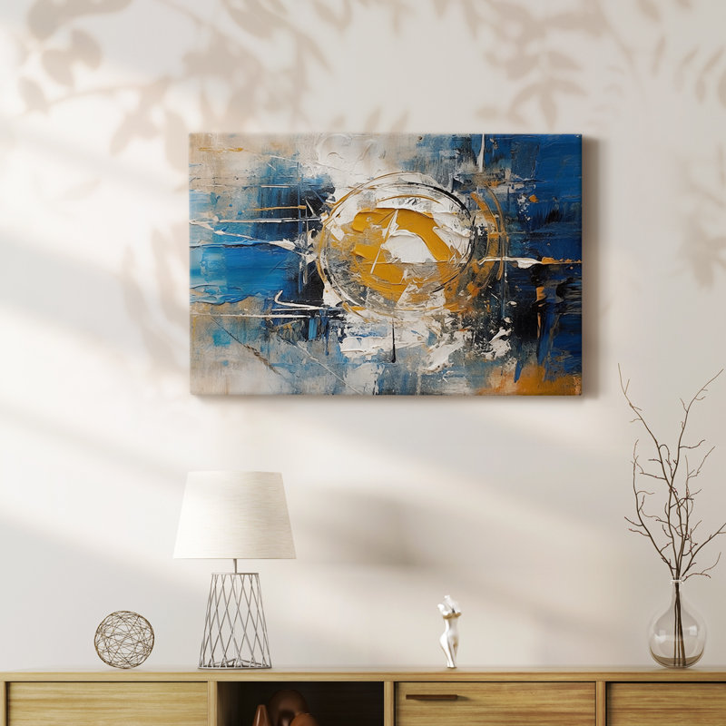 Série de paysages abstraits CXL, H 12 po x l 18 po