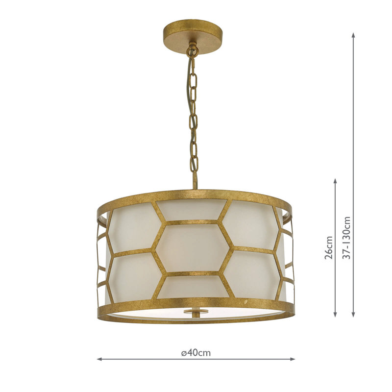Zaria 3 - Light Chrome Pendant