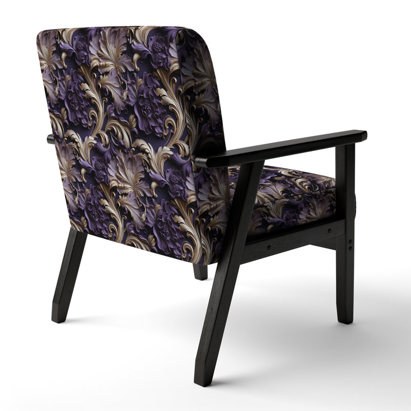 Fauteuil d'appoint rembourré Paisley