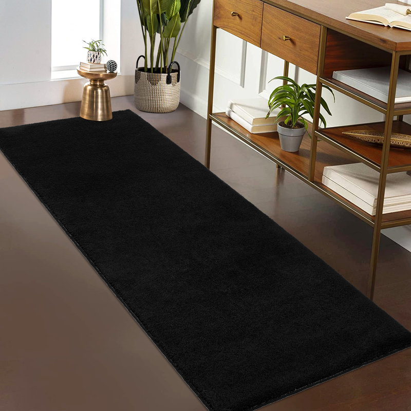 Machine Washable Rug Super Soft Fluffy Area Rug for Bedroom Modern Shaggy Rugs Fuzzy Kids Room Rug Plush Indoor Non-Slip Accent Carpet for Nursery Living Room Home Decor