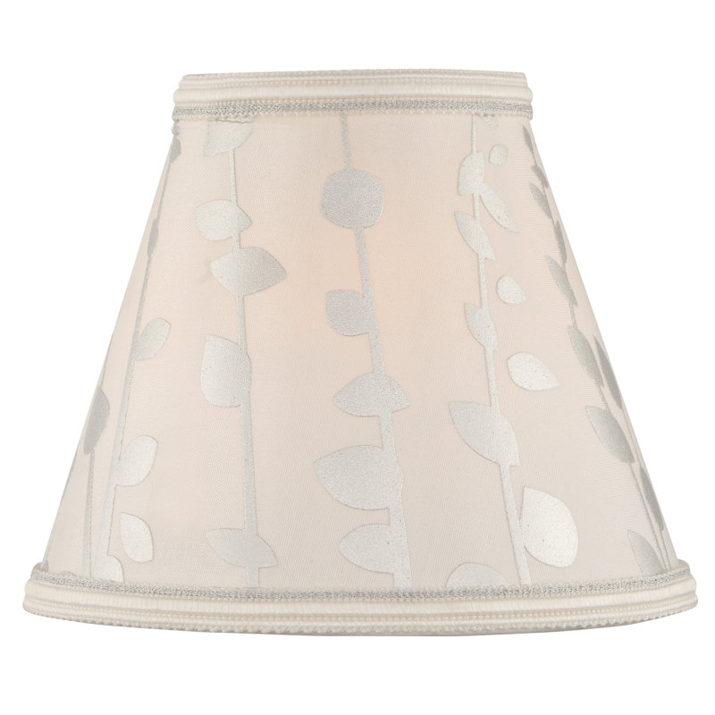 Fabric Bell Candelabra Shade, 5" H x 6" W x 6" D