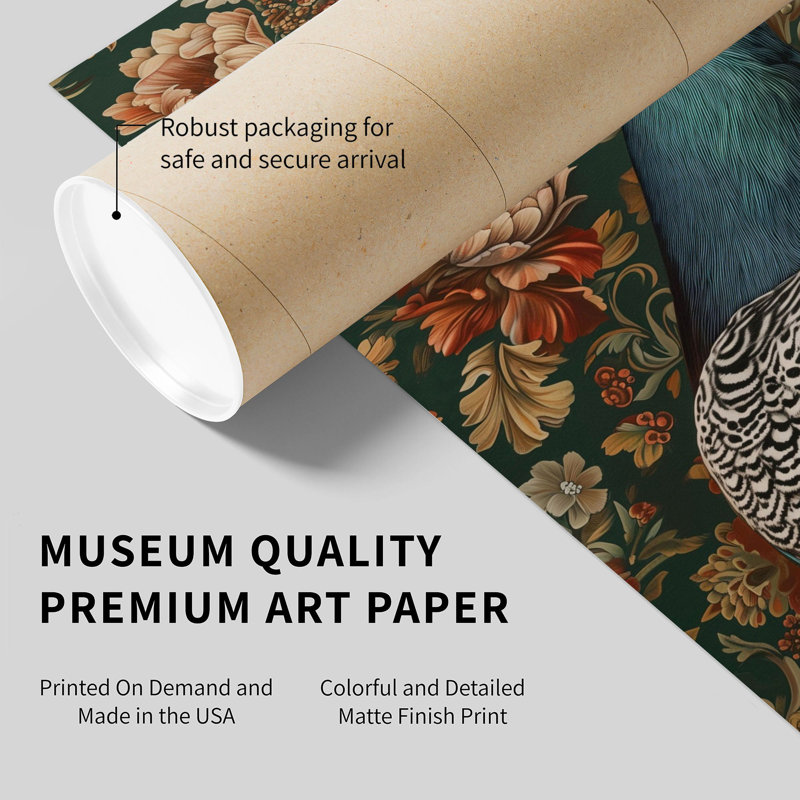 Animaux, animaux, William Morris, H 10 po x l 10 po