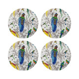 Audubon Exotica Vegan Leather Round Placemats