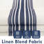 Rideaux semi-transparents en lin avec motif à rayures Chris-601561381-589792077