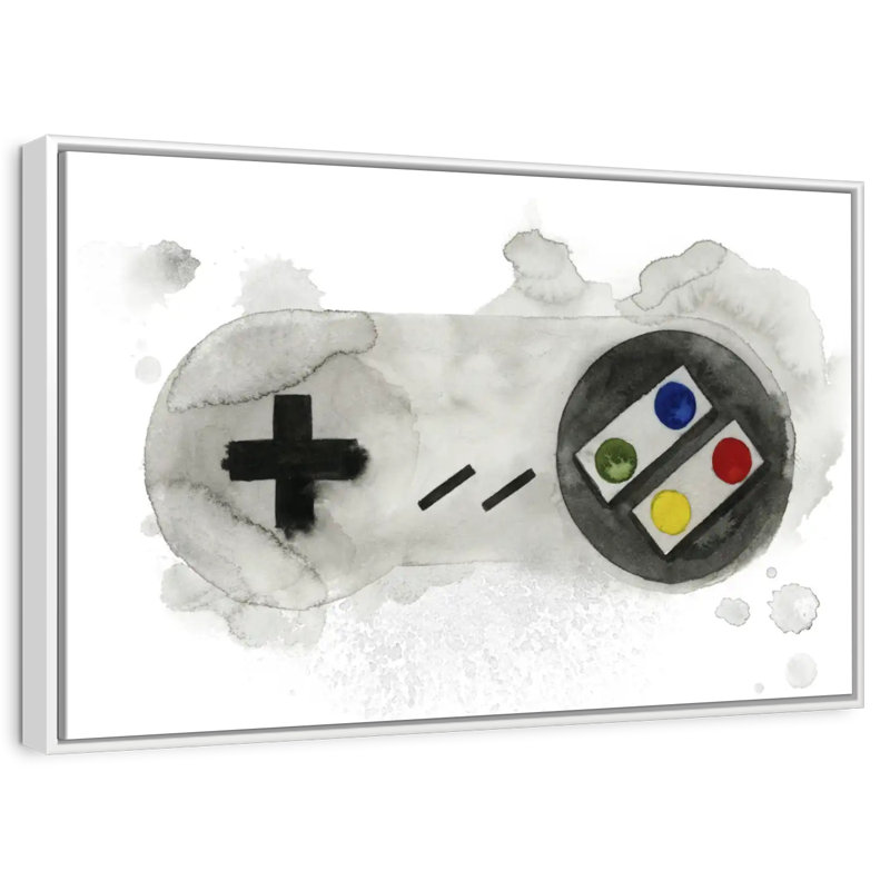 Gamer II, Cadre flottant blanc, 37 po x 25 po