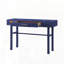 Vanity Desk With Recessed Cargo Container Style Panels Modern Industrial Aesthetic