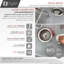 Single-mount double bowl granite kitchen sink with strainer 16 in.-62196758