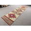 Tapis turc beige fait à la main idéal pour la cuisine et le couloir