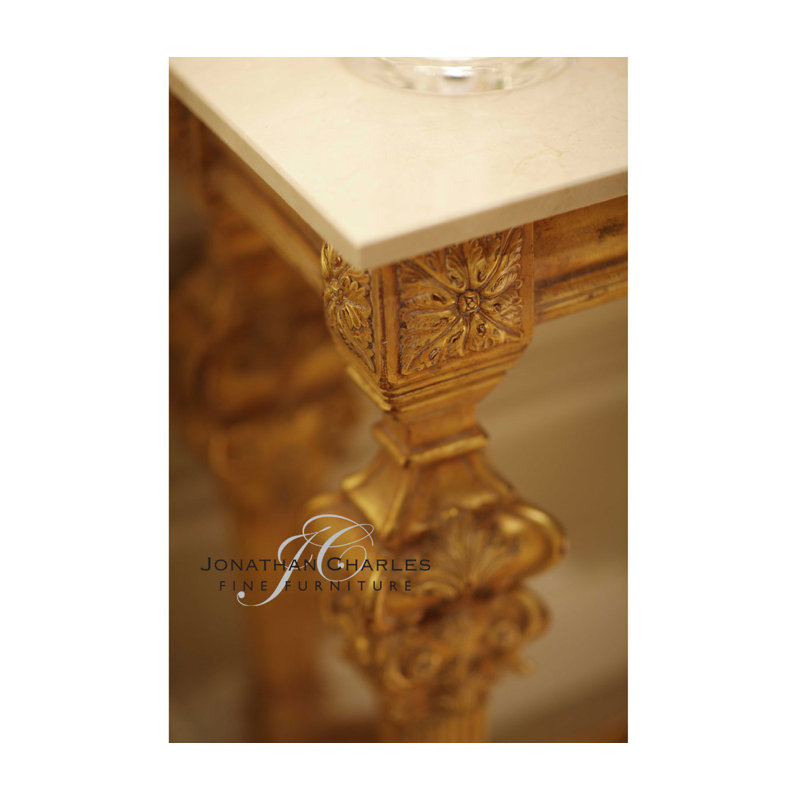 Versailles 67'' W Marble Console Table