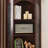 Nut-Brown Solid Wood Corner cabinet