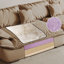Coussin de canapé modulaire en polyester couleur café-862874573