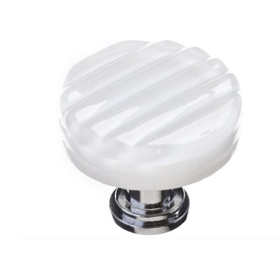 Texture Glass Mushroom Knob