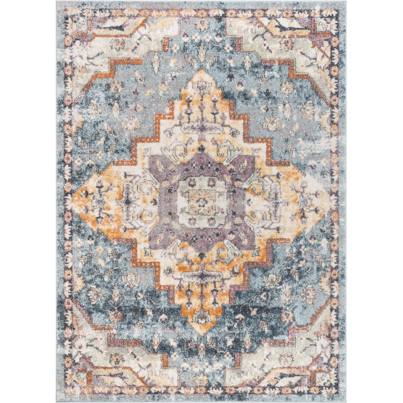 Rodeo Oriental Synthetic Area Rug, Rectangle 160cm x 220cm