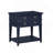 Carmona Midnight Blue 2-Drawer Tray Top Nightstand-889680975