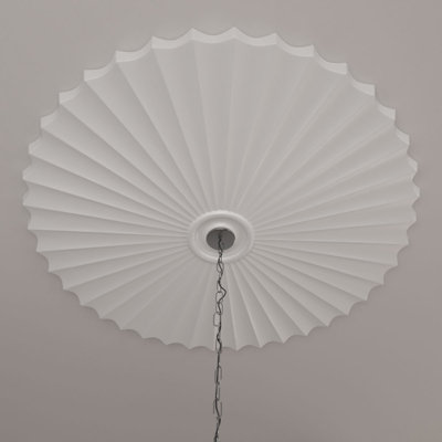 Endurathane Shakuras Ceiling Medallion, 47 5/8"OD x 2"P (For Canopies up to 6 1/2"), Hand-Painted Gobi Desert Crackle Finish