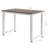 Modern 43" Computer Desk with Sturdy Metal Frame, Wood-Grain Writing Study Desk for Home Office-2040732995