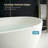 63" Resin Stone Freestanding Bathtub, Elegant Oval Freestanding Bathtub, Solid Surface Bathtub, Matte White, Cupc Certified, Pop-up Drain Pipe, And Minimalist Linear Design Overflow-124811015