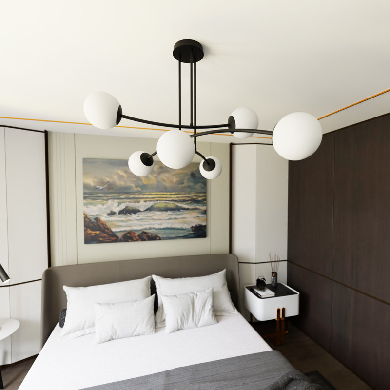 Galewood 6 - Light Sputnik Pendant, Black
