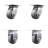 4 Piece Thermoplastic Caster Set