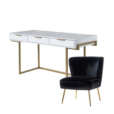 Euclid Modern 2-Piece Desk Office Chair Set