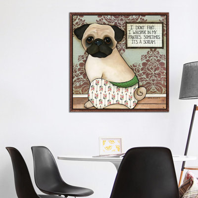 I Don't Fart by Jamie Morath - Print on Canvas