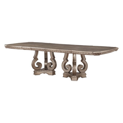 Table de salle à manger ACME Northville, argent antique