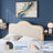 Upholstered Bed Frame with Adjustable Headboard and Footboard, Velvet Princess Platform Bedframe for Kids/Girls-1506505170-1506505173