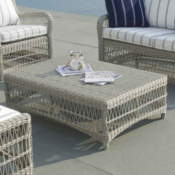 Southampton Outdoor Coffee Table, Oyster