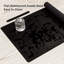 Sous-main en cuir, grand tapis de souris de 36 po x 17 po, sous-main antidérapante pour bureau d'écriture, sous-main d'ordinateur pour bureau, noir