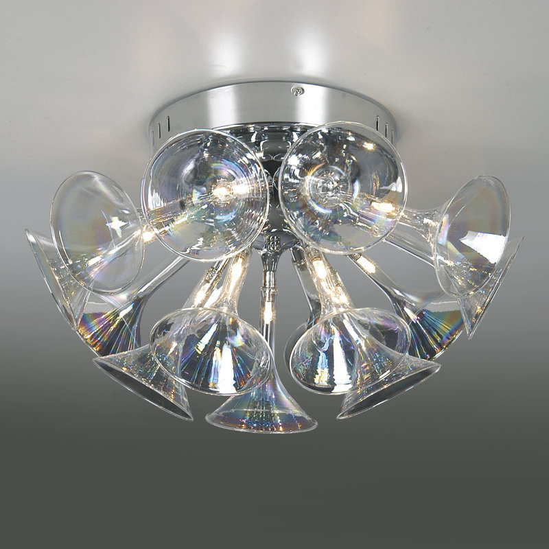Wilmer Glass Flush Mount
