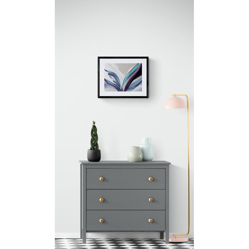 Starla Print by Novi Lim, Black Framed Canvas, 25" H x 33" W