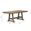 Ensemble de table de salle à manger 6 personnes avec rallonge papillon Keswick-95386711