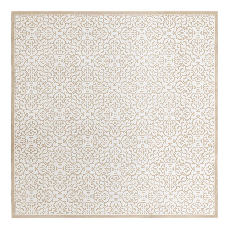 Anah Damask Indoor Rug, Square 10'8"