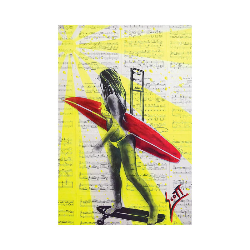 Sun - Wrapped Canvas Print, 101.6 cm H x 66.04 cm W x 1.91 cm D