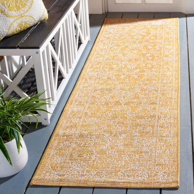 Tapis oriental d'intérieur / extérieur Cyrina Performance