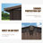 8 ft. W x 6 ft. D Metal Portable Storage Shed-96151486