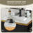 24 Inch Bathroom Vanity with Drawer & Barn Door-1736132389